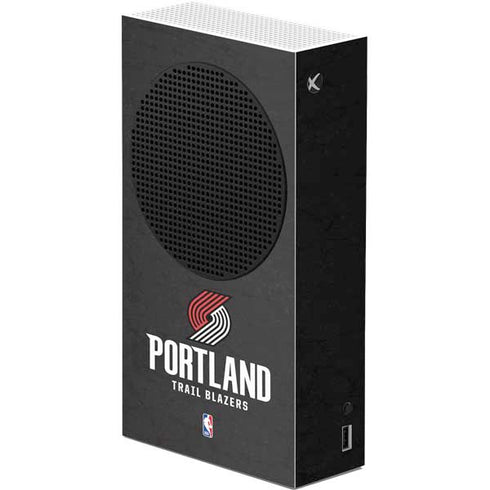 NBA Portland Trail Blazers Distressed Xbox Series S Console Skin